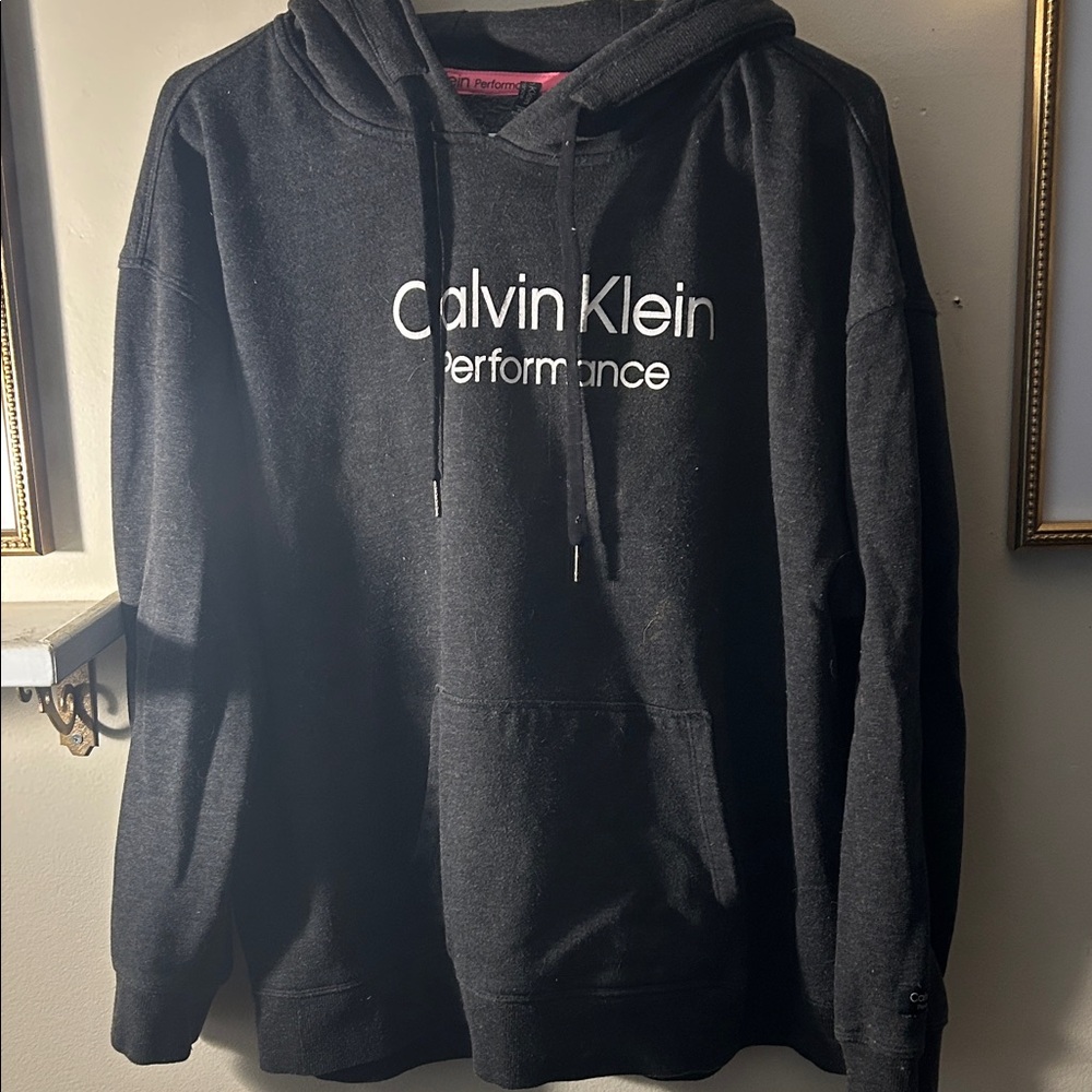 Calvin Klein Performance Charcoal Hoodie